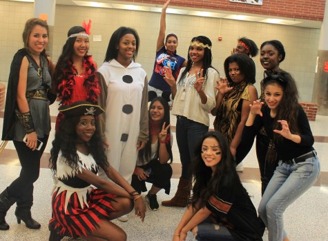 The Bowie Belles first station at spookapalooza, the dance off, was a huge attraction of the night, drawing attention from across the school. This was not the only beloved game at Spookapalooza on Tuesday night. Heres a peek at some the fun and games that went on.