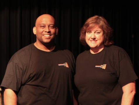 The choir directors(Mr. Lobaugh(left), Mrs. Batsel(right) are so proud of every choir. 