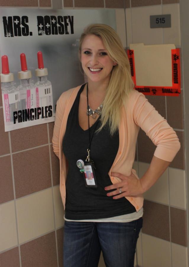 Mrs.+Dorsey+teaches+the+Biomedical+program+here+at+Bowie+High+School.+