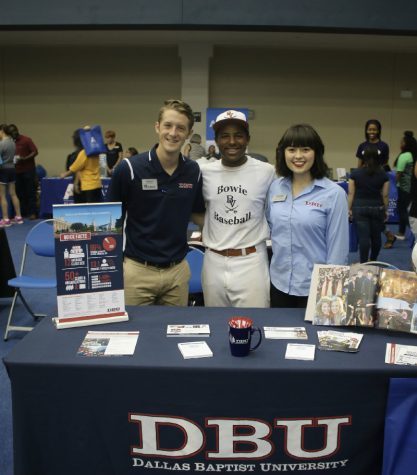 On September 22, Kellen Bienemy met with the admissions counselor from Dallas Baptist University. Kellen is planning to attend the university and play baseball.