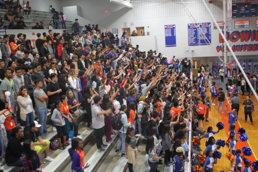 Homecoming pep rally